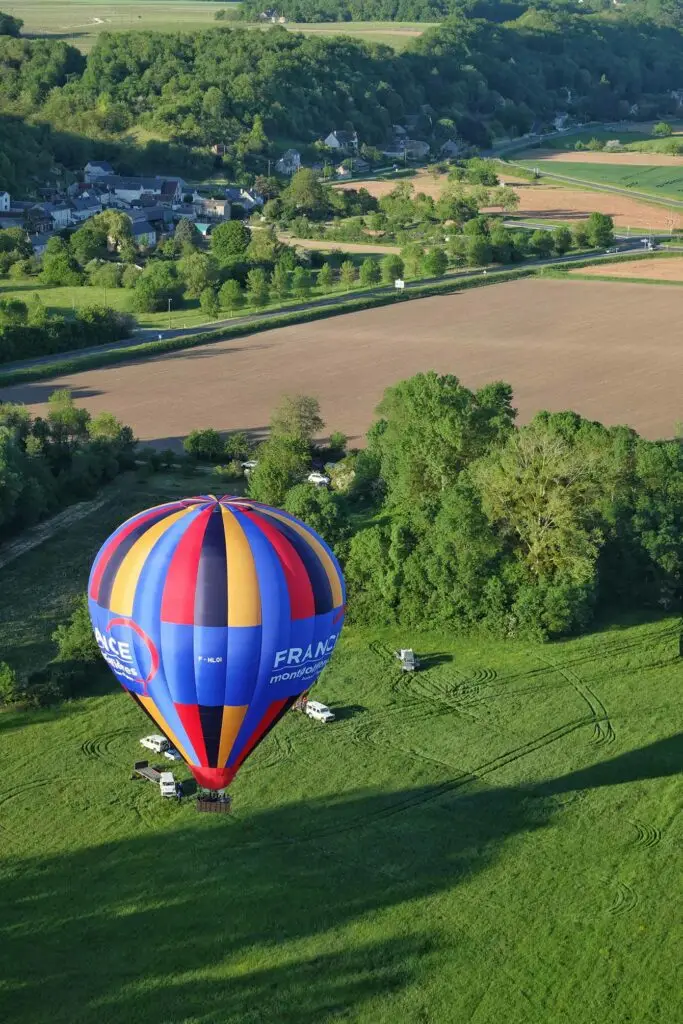 loire valley exclusive experience hot air balloon ride