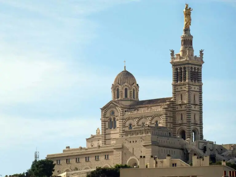 Our lady of the Guard church in marseille.
