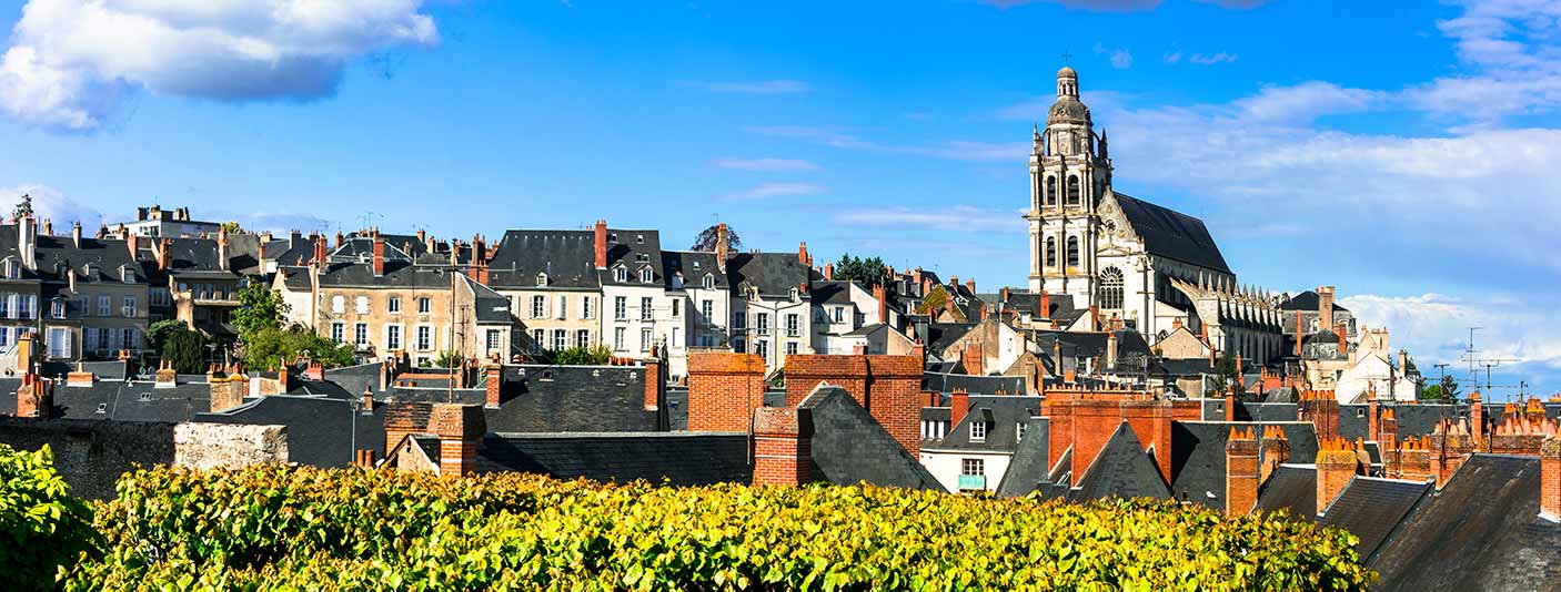 Guests on the loire valley tour enjoying Loire valley, medieval town of Blois
