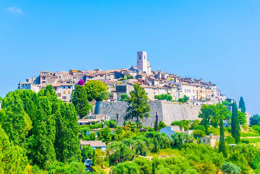 Saint Paul de Vence village in France_