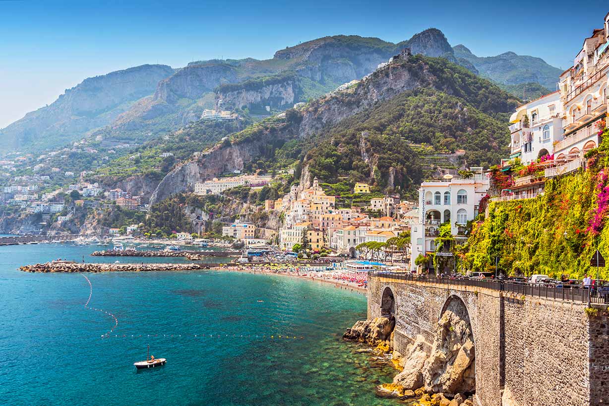 Salerno, Amalfi Coast Town, Italy