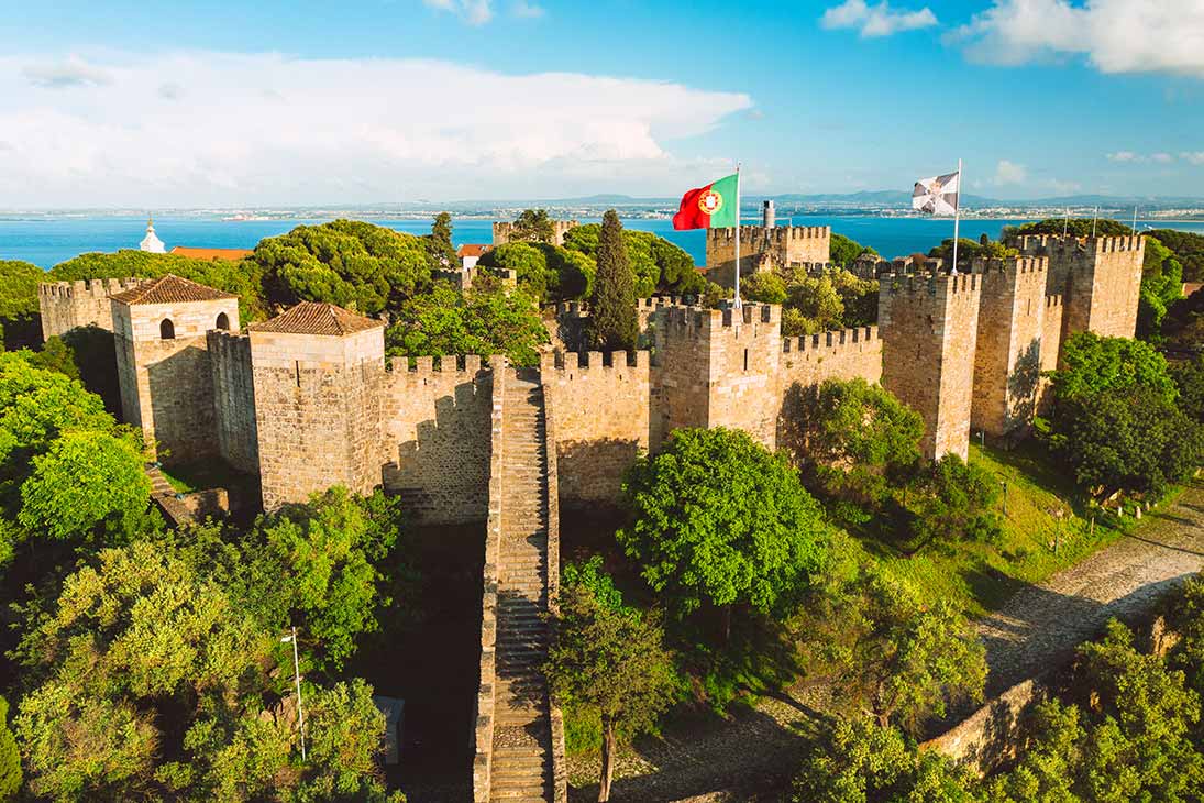 Saint George's Castle, Lisbon, Portugal