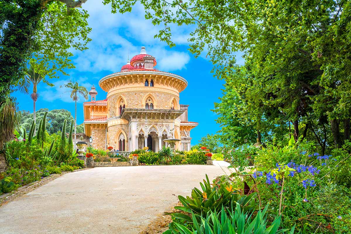 The Monserrate Palace in Sintra, Portugal